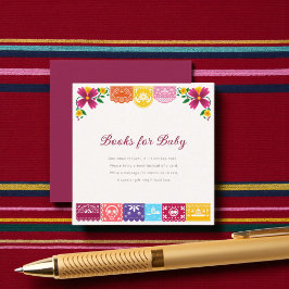 Cielito Lindo Mexican Papel Picado Folk Art Fiesta エンクロージャーカード