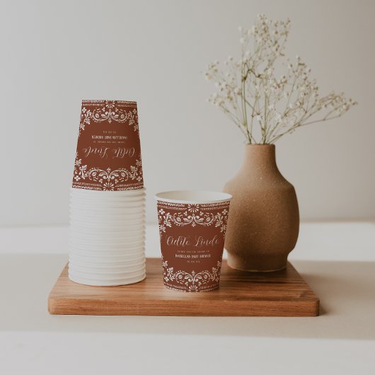 Cielito Lindo Mexican Papel Picado Talavera  紙コップ