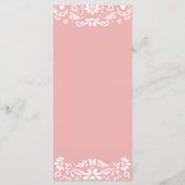 Cielito Lindo Mexican Pink Baby Showerメニュー メニュー (裏面)