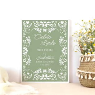 Cielito Lindo Mexican Sage Baby Showerへようこそ ポスター