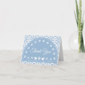 Cielito Lindo Papel Picado Baby Shower サンキューカード (正面)