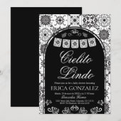 Cielito Lindo Papel Picado Boy Baby Shower 招待状 (正面/裏面)