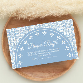 Cielito Lindo Papel Picado Shower Diaper Raffle エンクロージャーカード
