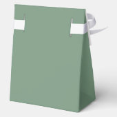 Cielito Lindo Sage Green Baby Shower Favor Box フェイバーボックス (裏面)