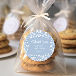 Cielito Lindo Talaveraメキシコのベビーショーありがとう ラウンドシール