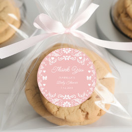 Cielito Lindo Talaveraメキシコのベビーショーありがとう ラウンドシール