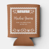 Cielito Lindo Talaveraメキシコの赤ちゃんシャワーの好意 缶クーラー (裏面)