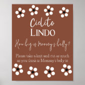 Cielito Lindo Talaveraメキシコの赤ちゃんシャワーゲーム ポスター (正面)