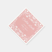 Cielito Lindo Talaveraメキシコの赤ちゃんシャワーナプキン スタンダードカクテルナプキン (角)