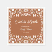 Cielito Lindo Talaveraメキシコの赤ちゃんシャワーナプキン スタンダードカクテルナプキン (正面)