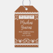 Cielito Lindo Talavera Mexicanベビーシャワー ギフトタグ (裏面)