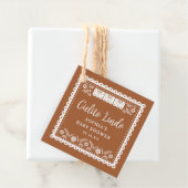 Cielito Lindo Talavera Mexicanベビーシャワー フェイバータグ (インサイチュ)