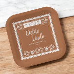 Cielito Lindo Talavera Mexicanベビーシャワー ペーパープレート<br><div class="desc">テラコッタシエリートリンドタラベラメキシカンベイビーシャワー紙プレート</div>