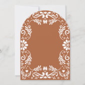 Cielito Lindo Talavera Mexicanベビーシャワー 招待状 (裏面)