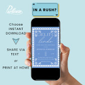 Cielito Lindo Talavera Mexicanベビーシャワー 招待状