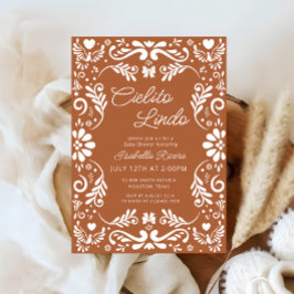 Cielito Lindo Talavera Mexicanベビーシャワー 招待状