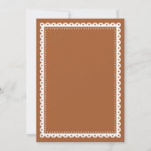 Cielito Lindo Talavera Mexicanベビーシャワー 招待状 (裏面)