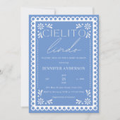 Cielito Lindo Talavera Mexicanベビーシャワー 招待状 (正面)