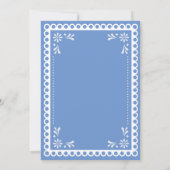 Cielito Lindo Talavera Mexicanベビーシャワー 招待状 (裏面)