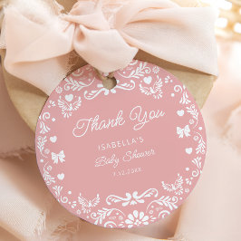 Cielito Lindo Talavera Mexican赤ちゃんシャワー感謝してい フェイバータグ