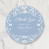 Cielito Lindo Talavera Mexican赤ちゃんシャワー感謝してい フェイバータグ (正面)