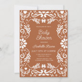 Cielito Lindo Talavera Mexican Baby Shower Invitat 招待状 (正面)