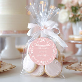 Cielito Lindo Talavera Mexican Girl Baby Shower ラウンドシール