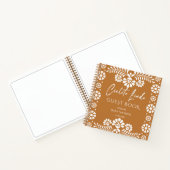 Cielito lindo terracottaメキシコのゲストブック ノートブック (内部)