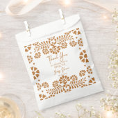 Cielito lindo terracottaメキシコの赤ちゃんシャワー フェイバーバッグ (クリップ留めされた状態)