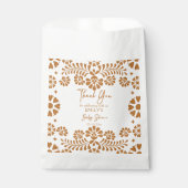 Cielito lindo terracottaメキシコの赤ちゃんシャワー フェイバーバッグ (正面)