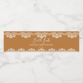 Cielito lindo terracottaメキシコの赤ちゃんシャワー ペットボトルラベル (シングルラベル)