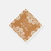 Cielito lindo terracottaメキシコ60歳の誕生日 スタンダードカクテルナプキン (角)