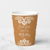 Cielito lindo terracottaメキシコ60歳の誕生日 紙コップ (正面)