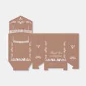 Cielito Lindo Terracotta赤ちゃんシャワーありがとう フェイバーボックス (折り畳みなし)