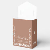 Cielito Lindo Terracotta赤ちゃんシャワーありがとう フェイバーボックス (オープン)