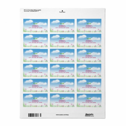 Cielo 02 – ラベル (フルシート)