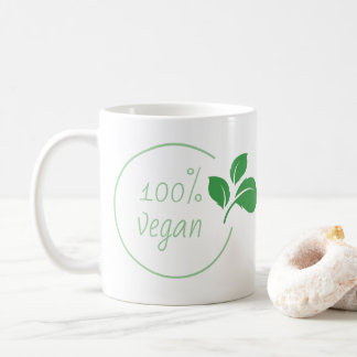 Cien por ciento vegano | One hundred percent vegan コーヒーマグカップ