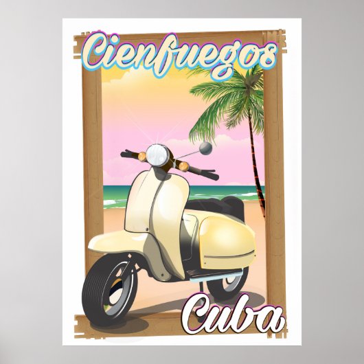 Cienfuegos City Cuban旅行ポスター ポスター (正面)
