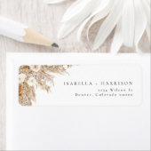 CIERAボヘミアンパンパスグラス差出人住所 ラベル (インサイチュ)