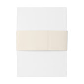 CIERAミニマエレガントリストクリームベージュベリーバンド 招待状ベリーバンド (裏面例)