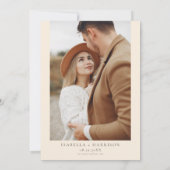 CIERA ボホ ドライ パンパス グラス セーブ・ザ・デート 招待状 (裏面)