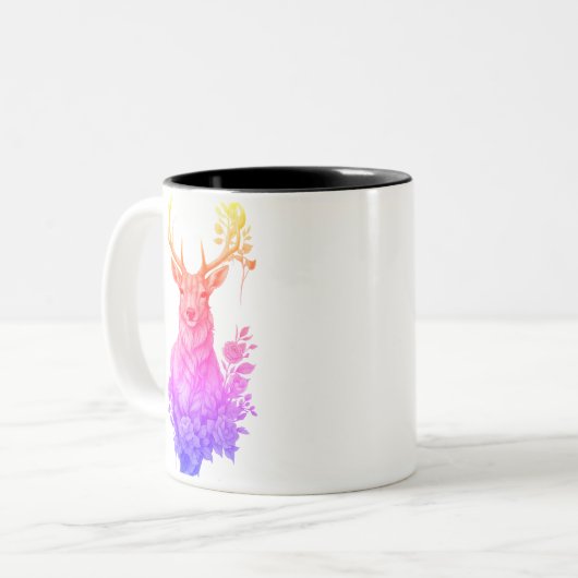 CIERV O ENTRE FLORES ツートーンマグカップ (正面左)
