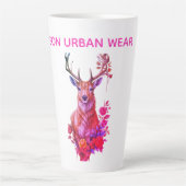 CIERVO ENTRE FLORES カフェラテマグ (正面)