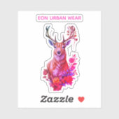 CIERVO ENTRE FLORES シール (シート)