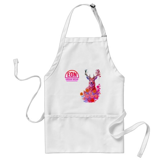 CIERVO ENTRE HOJAS スタンダードエプロン (正面)