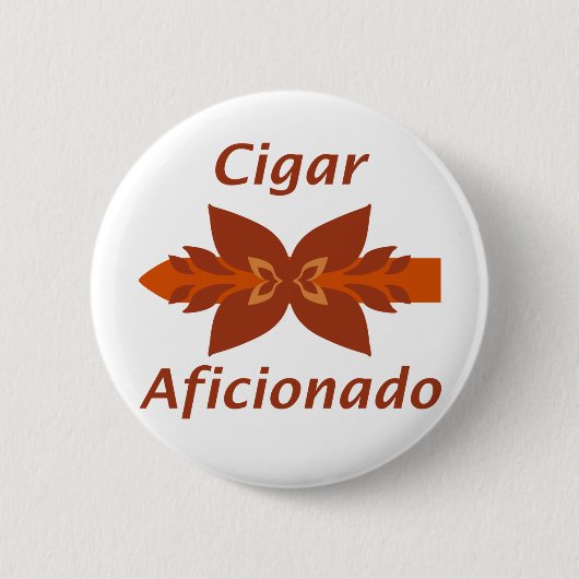 Cigar Aficionado 缶バッジ (正面)