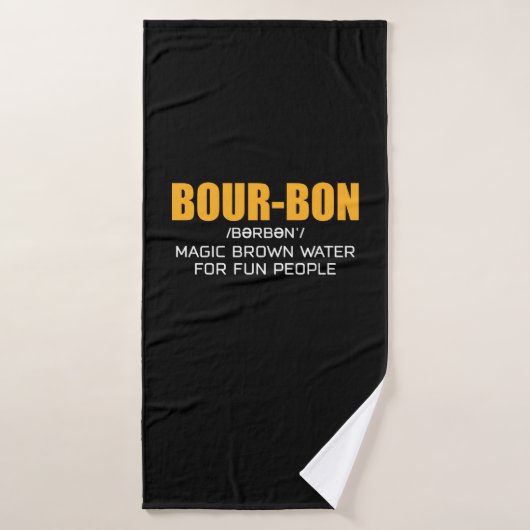 Cigar Lover | Bourbon Magic Brown バスタオル (バスタオル)