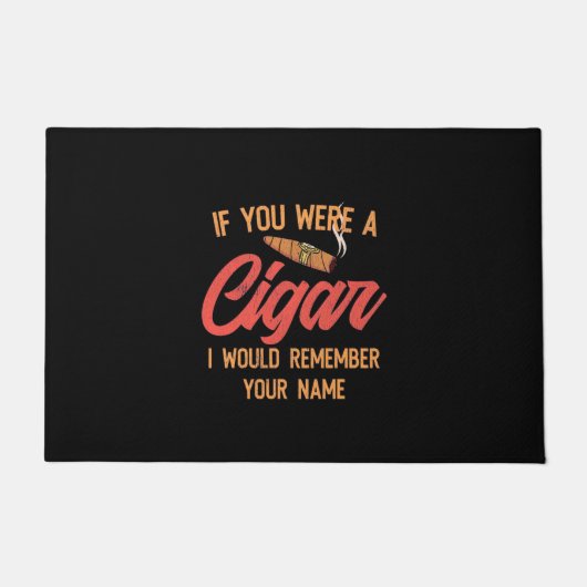 Cigar Lover | If You Were A Cigar ドアマット (正面)