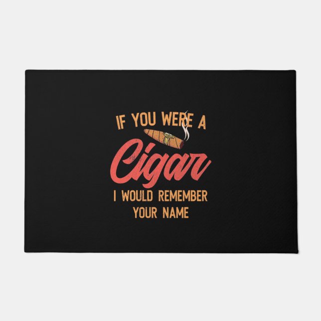 Cigar Lover | If You Were A Cigar ドアマット (正面)