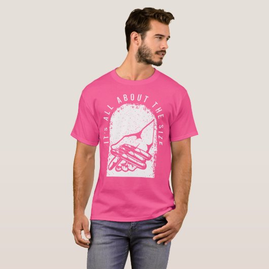 Cigar Sarcastic Saying It'S All About The Size Tシャツ (正面フル)